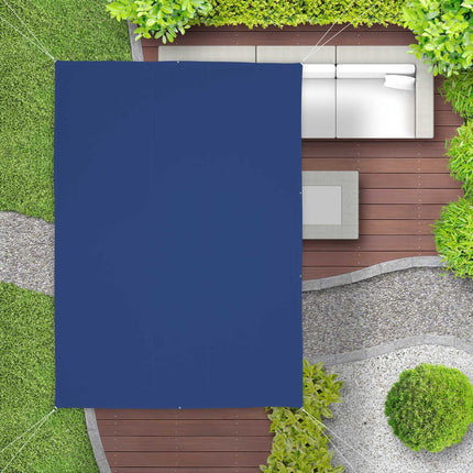 Sun sail rectangular brown