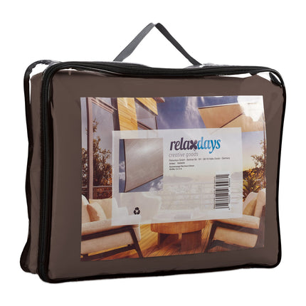 Sun sail rectangular brown