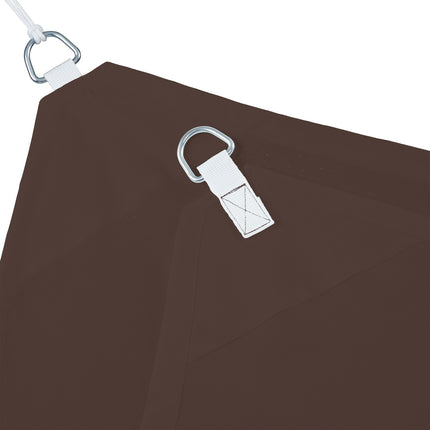 Sun sail rectangular brown