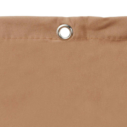 Sun sail rectangular coffee brown