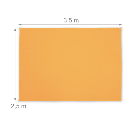 Sun sail rectangular dark blue