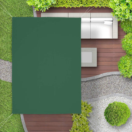 Sun sail rectangular green