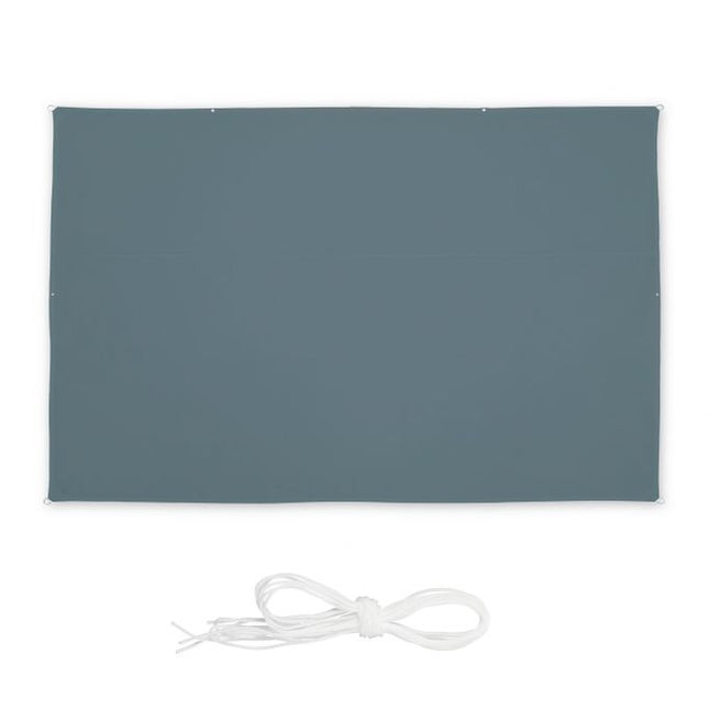 Sun sail rectangular grey