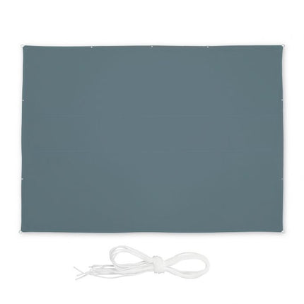 Sun sail rectangular grey