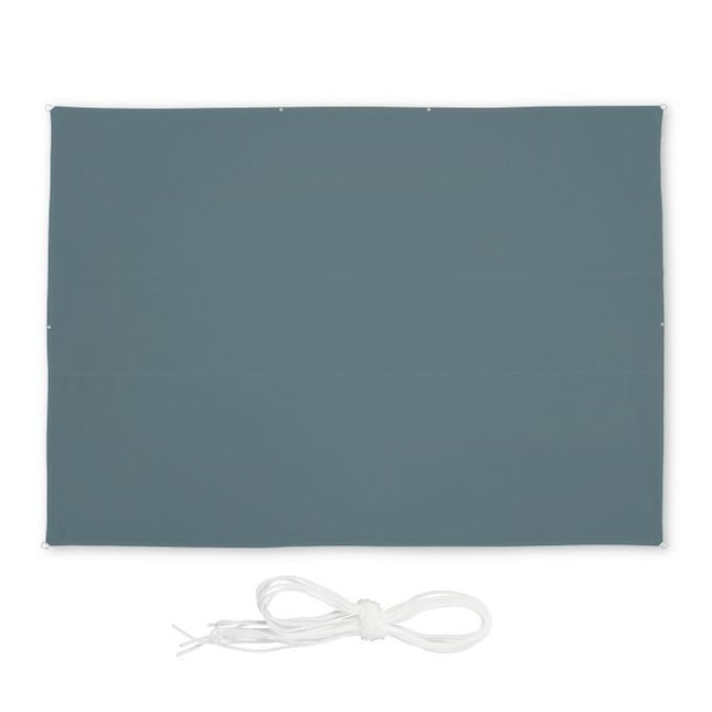 Sun sail rectangular grey