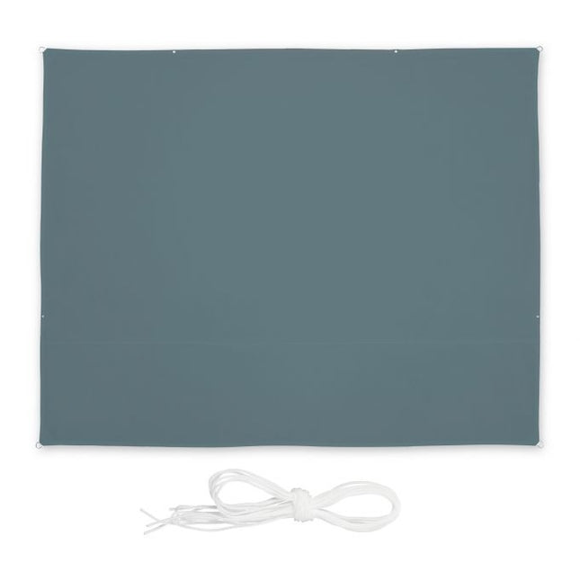 Sun sail rectangular grey