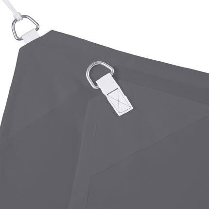 Sun sail rectangular grey