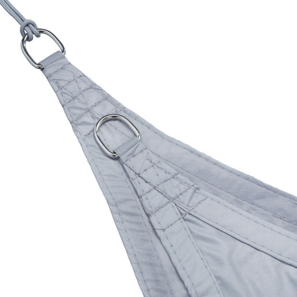 Sun sail rectangular light grey