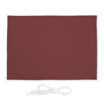 Sun sail rectangular maroon