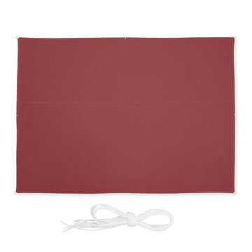 Sun sail rectangular maroon