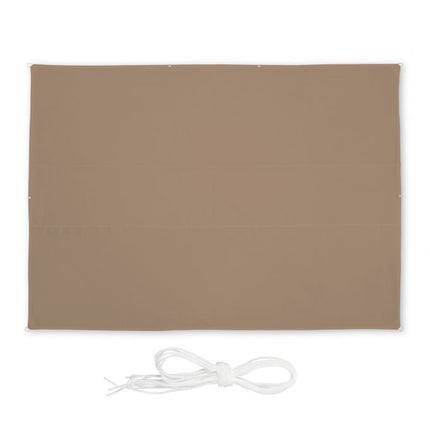 Sun sail rectangular maroon