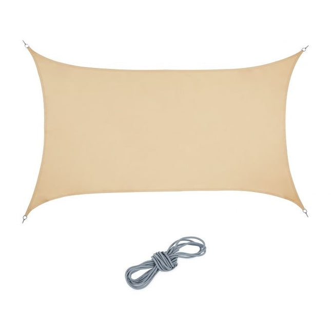 Sun sail rectangular sand colored