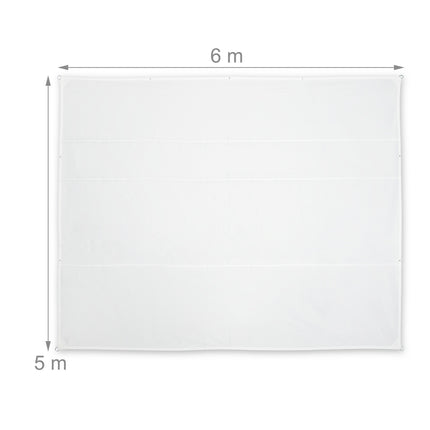 Sun sail rectangular white