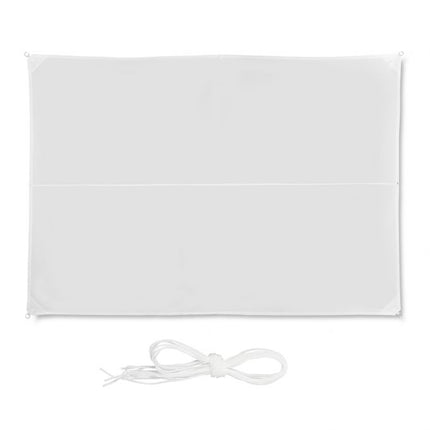 Sun sail rectangular white