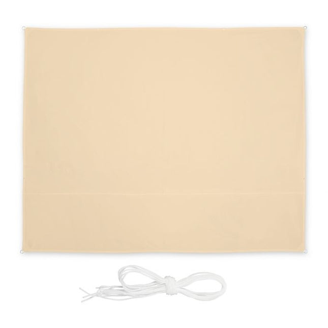 Sun sail rectangular white
