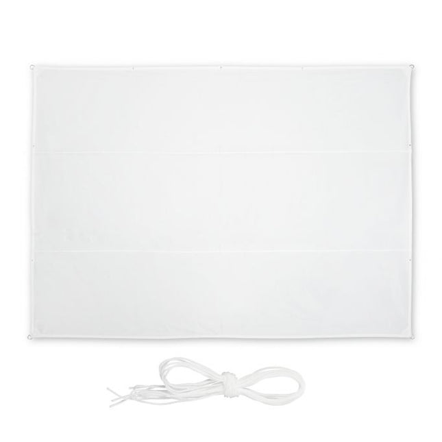 Sun sail rectangular white