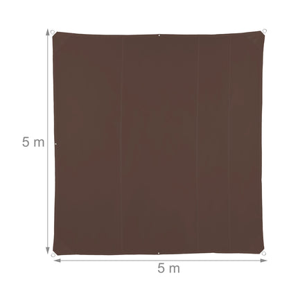 Sun sail square brown