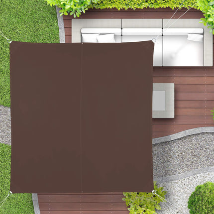 Sun sail square brown