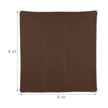 Sun sail square brown