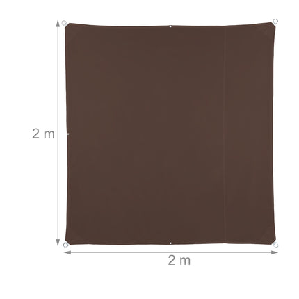 Sun sail square brown