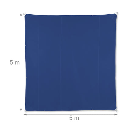 Sun sail square dark blue