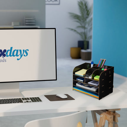 Desk Organizer with Storage Compartments
