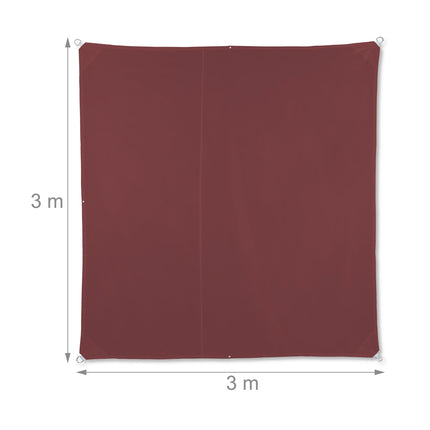 Sun sail square maroon