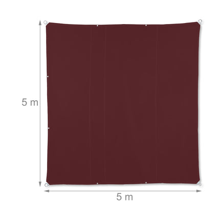 Sun sail square maroon