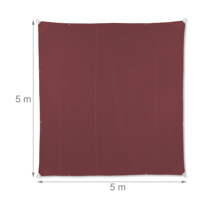 Sun sail square maroon