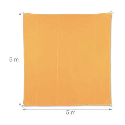 Sun sail square yellow