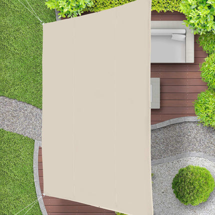 Sun sail trapezoidal beige