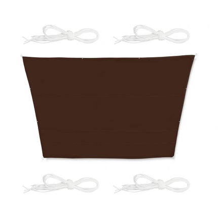 Sun sail trapezoidal brown