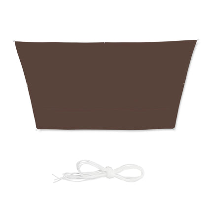 Sun sail trapezoidal brown