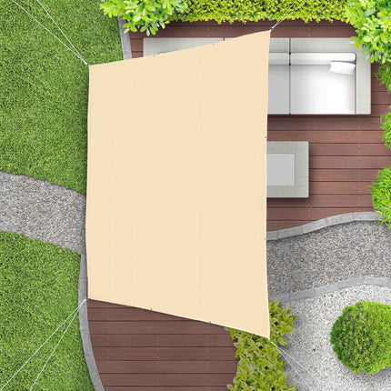 Sun sail trapezoidal brown