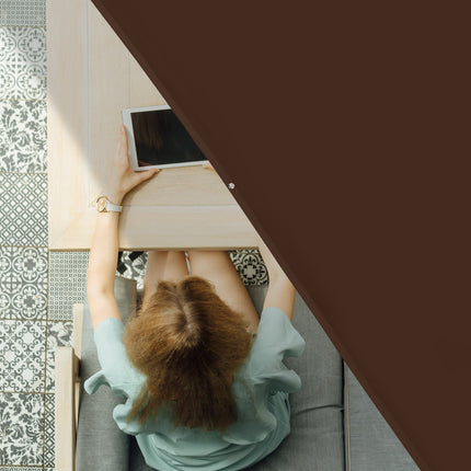 Sun sail trapezoidal brown