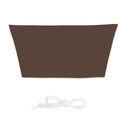 Sun sail trapezoidal brown