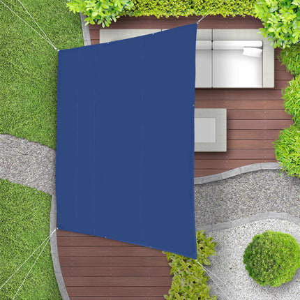 Sun sail trapezoidal dark blue