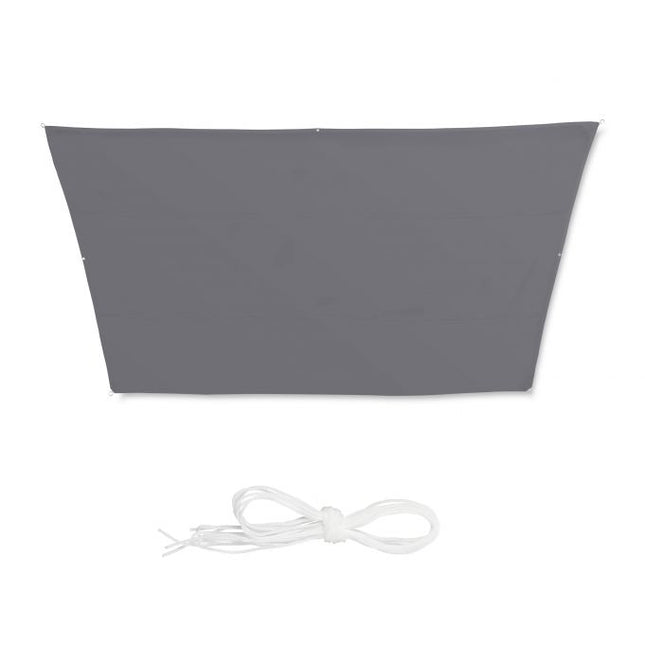 Sun sail trapezoidal gray