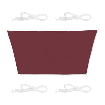Sun sail trapezoidal maroon