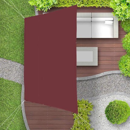 Sun sail trapezoidal maroon