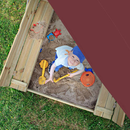 Sun sail trapezoidal maroon