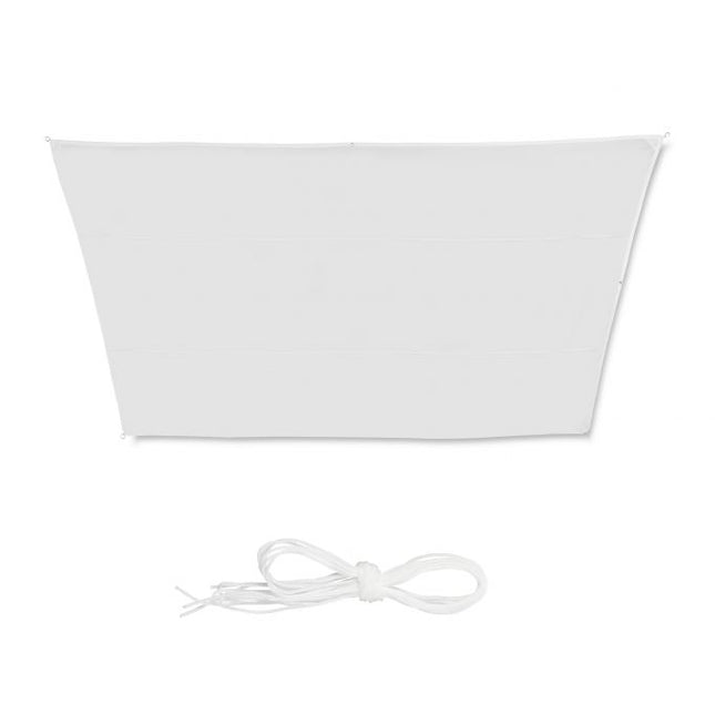 Sun sail trapezoidal white