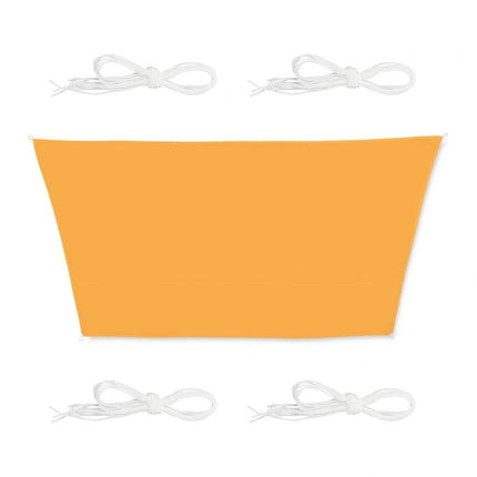 Sun sail trapezoidal yellow