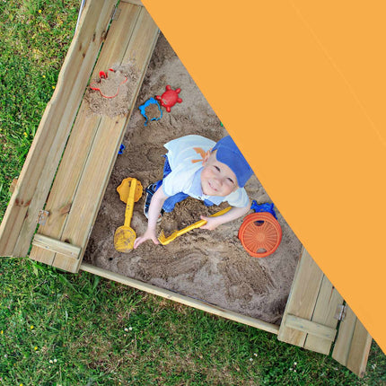 Sun sail trapezoidal yellow
