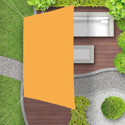 Sun sail trapezoidal yellow