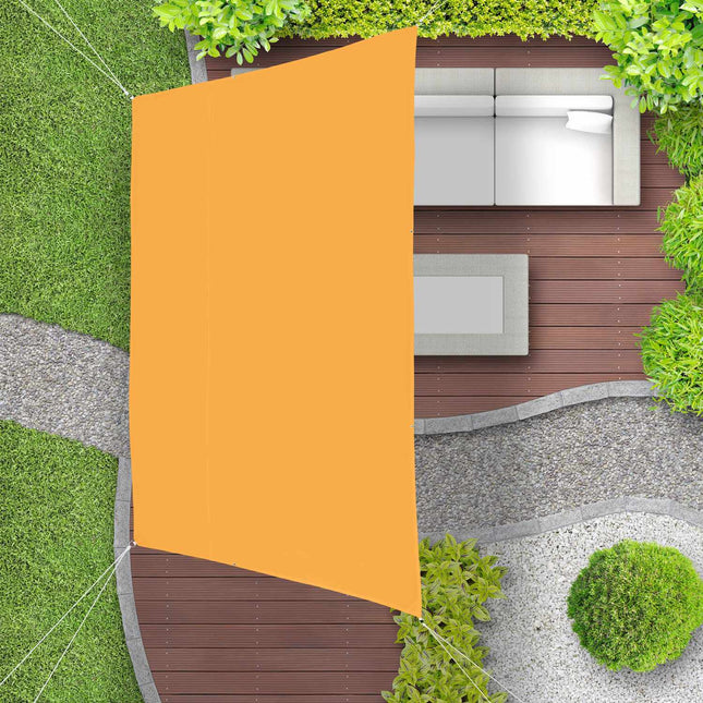 Sun sail trapezoidal yellow