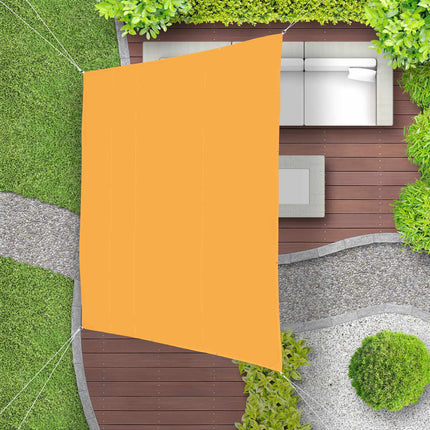 Sun sail trapezoidal yellow