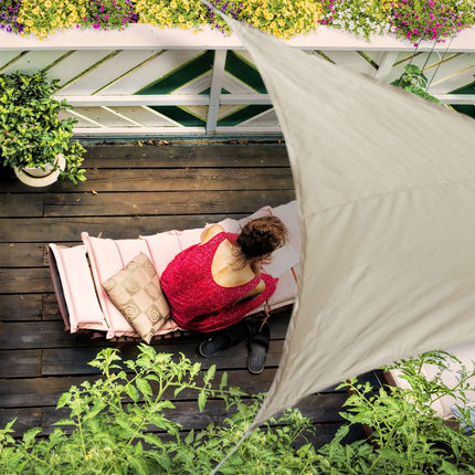 Sun sail triangular beige
