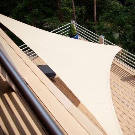 Sun sail triangular beige