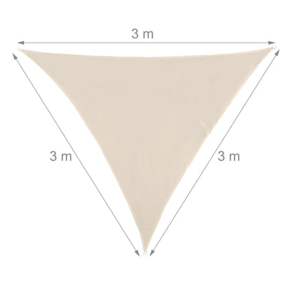 Sun sail triangular beige
